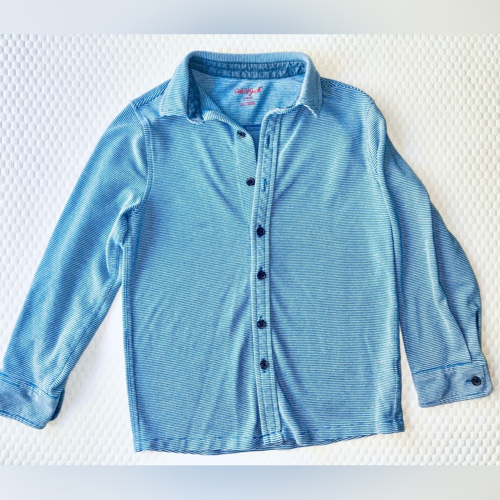 Cat & Jack Light Blue Kids Button-Down Shirt